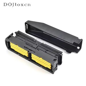 1 Set 90 Pin Way Fci Delphi Auto Ecu Zwarte Stekker Autodraad Harnas Connector Vrouwelijke Socket 211pc902s0008 211pc902s0009 - Product Image 2