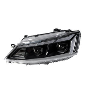 RS5 diseño estilo LED Auto montaje faro actualización DRL para <span class=keywords><strong>Jetta</strong></span> Sagitar <span class=keywords><strong>2012</strong></span>-2018 lente bifocal 6000K Gran oferta Coche - Product Image 2
