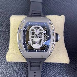 Montre mécanique pour homme tendance, édition limitée de luxe 052, tourbillon en forme de baril à vin, creuse et élégante - Product Image 1