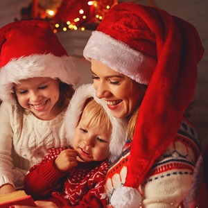 Chapeau de Noël en fourrure extra long et moelleux, très vendu, cadeau de Noël, décorations de fête - Product Image 5