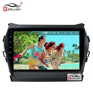 9 "IPS dokunmatik ekran Android araba radyo multimedya Video DVD OYNATICI Hyundai IX45/ Santa Fe 2013-2017 araba Stereo GPS navigasyon
