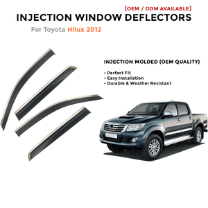 Deflectores de Ventana Laterales para Toyota LC200 2008-2019 Protector de Lluvia Accesorios de Coche - Product Image 2