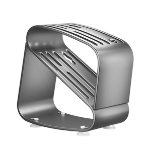 Portacuchillos moderno de acero inoxidable, 21 piezas, estante de almacenamiento multifuncional para utensilios de cocina, organizador de palillos y cubiertos - Product Image 1