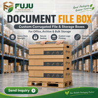 Boîtes en carton ondulé tendance écologiques faites à la main FUJU - Forme personnalisable, doublure personnalisée, impression de logo personnalisée, utilisation multi-industrielle