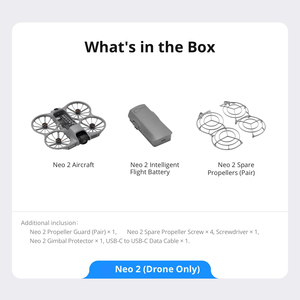 Neo 2 Pocket <b>Drones</b> Only 4K Ultra-Stabilized Video Voice Activation 49GB Storage Hands Free Selfie Aerial Camera - Product Image 6