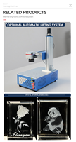 Graveur laser UV de bureau pour lentilles optiques avec traitement sans rayures et option de marquage sous surface disponible