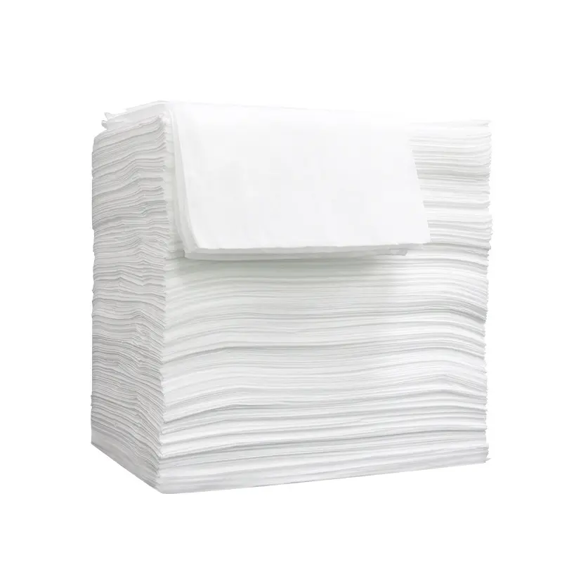 Drap de lit jetable de couverture blanche médicale de tissu non tissé d'hôpital professionnel