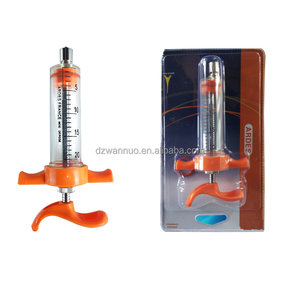 Jeringa de acero y plástico para animales, jeringa de inyección de animales para uso veterinario, de 10ml y 20ml - Product Image 1