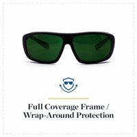 Lunettes de sécurité pour la soudure en gros, verres PC, anti-infrarouge, anti-éblouissement, résistantes aux chocs, réglables, CE EN166 ANSI Z87, unisexe