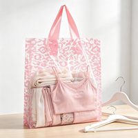 Sacs de courses en plastique imprimé léopard, sacs cadeaux motif guépard, sacs cadeaux léopard pour petites entreprises, fête sur le thème de la jungle animale