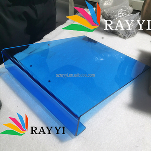 RAY YI studenti personalizzati per esterni che disegnano la lavagna angolata in acrilico per scrivere la Clip di <span class=keywords><strong>Plexiglass</strong></span> in plastica lucido - Product Image 5