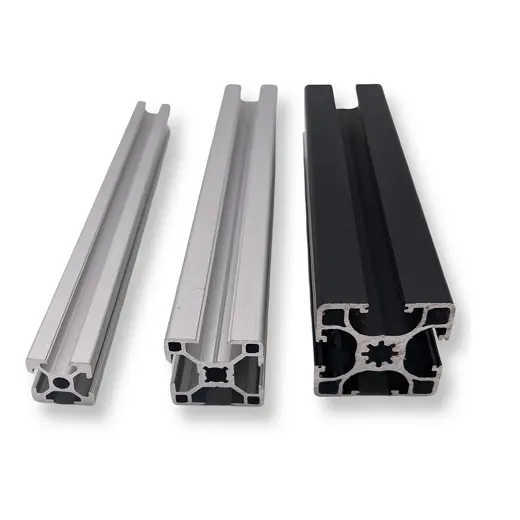 Black Aluminum extrusion profiles 20x20 aluminum Aluminum T Slot 2020 V Slot