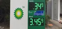 Letrero de Precio de Combustible de Doble Cara y Pantalla LED Grande de 7 Segmentos para Estaciones de Servicio, Tablero de Precios para Exteriores
