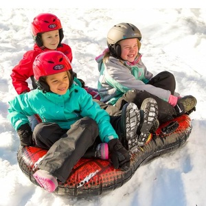 Sports d'hiver amusants, tube à neige gonflable en PVC pour 3 personnes, <span class=keywords><strong>luge</strong></span> Fireball - Product Image 5