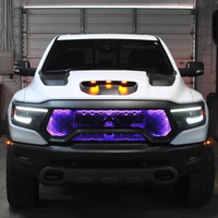 Feux de calandre LED RGB personnalisés avec contrôle par application pour voitures, camping-cars, véhicules tout-terrain, VTT, voitures de sport, voiturettes de golf
