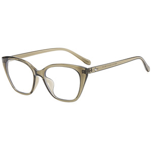 Montures de lunettes œil de chat à monture complète pour femmes, anti-lumière bleue, légères, 55-18-143 C1 CE - Product Image 3
