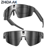 Nouvelles Lunettes Intelligentes IA 2026 pour Cyclisme en Extérieur, Vidéo 8MP, Photo, Anti-tremblement, Reconnaissance d'Objets, Traduction, Caméra, Logo
