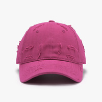 Gorras Deportivas con Efecto Desgastado, Gorra de Béisbol de 6 Paneles sin Estructura, Personalizada con Bordado, Estilo Dad Hat