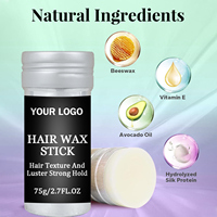 Produits capillaires en gros sous marque privée – Cire coiffante en stick pour le contrôle des bords, fixation forte et fini brillant, qualité supérieure