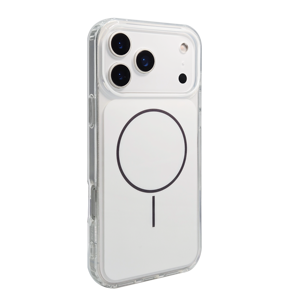 Funda Protectora Magnética 360° de TPU+Acrílico con Diseño de Paisaje Urbano en Colores Originales de Dibujos Animados, Diseño Exclusivo KingSoul para iPhone 17 Pro - Product Image 1