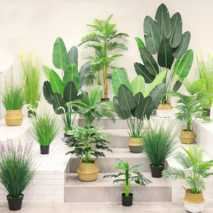 A-611 Faux palmier tropical artificiel, plante en pot oiseau de <span class=keywords><strong>paradis</strong></span> pour la décoration intérieure, extérieure, bureau, magasin - Product Image 5