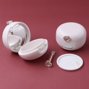 Contenitore per Balsamo Labbra da 20g, Confezione Portatile per Crema con Specchio, Barattolo Vuoto in Plastica per Labbra con Applicatore - Product Image 3