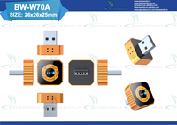 Adaptador Inalámbrico 4 en 1 OEM ODM para Carplay/Android Auto/Airplay/Miracast, Conexión Plug and Play, Aplicación Móvil Sincronizada