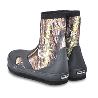 Bottes de pêche en néoprène camouflage 5MM avec semelle en feutre, bottes de pêche antidérapantes en feutre pour la pêche, fourniture en gros du fabricant