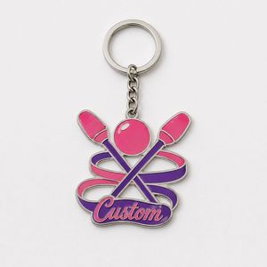 Porte-clés personnalisés en gros de haute qualité, souvenirs sportifs de gymnastique rythmique, pour les amateurs de gymnastique - Product Image 2