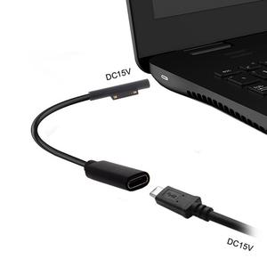 Microsoft <span class=keywords><strong>Surface</strong></span> <span class=keywords><strong>Pro</strong></span> 6/5/4/3 Go Book Adaptateur d'<span class=keywords><strong>alimentation</strong></span> USB Type C Câble de charge FM 15V 3A PD Chargeur Tresse Blindage Stock - Product Image 6