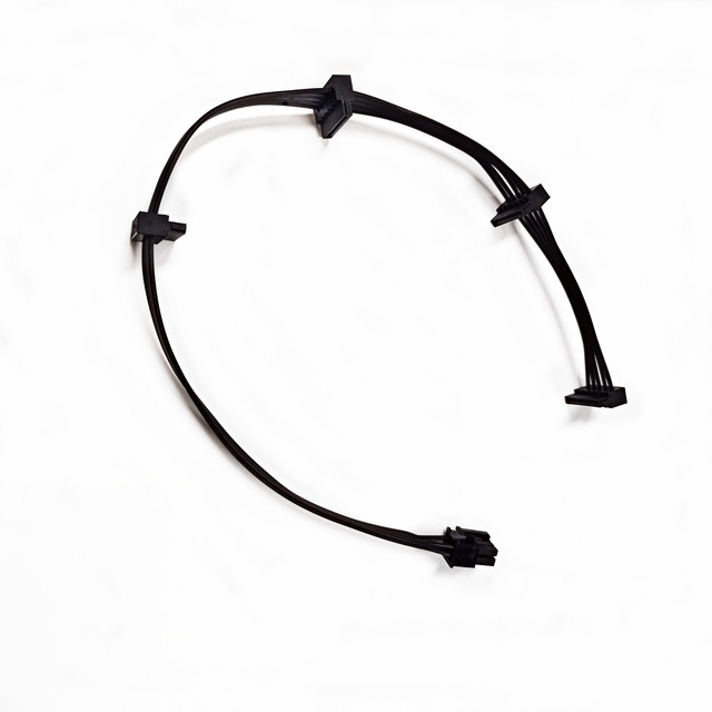 Computer Mainboard SSD Hard Disk Power Cable 1 Male 5 to Female Sata Cable 15 Pin SATA Power Cable SATA Wiring Harness