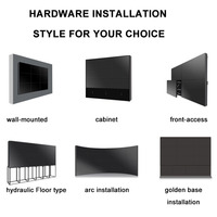 OEM Duvar Tipi LCD Video 4K Ticari Ekran Paneli Hepsi Bir Arada Dokunmatik Ekranlı Grafik Göstergeli Kabin Ekranı Futbol Kulübü İçin