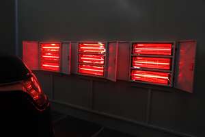 TFAUTENF Lampe infrarouge et système d'éclairage à LED Chauffage électrique <span class=keywords><strong>Cabine</strong></span> de <span class=keywords><strong>peinture</strong></span> pour voiture Four de cuisson Salle de <span class=keywords><strong>peinture</strong></span> en aérosol - Product Image 6