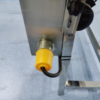 Machine de remplissage semi-automatique pour pâtes et crèmes cosmétiques à haute viscosité, cire chaude visqueuse et liquides, avec chauffage et mélange