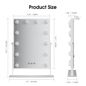Touch Wholesale <strong>Supplier</strong> <strong>Cosmetic</strong> Beauty Tabletop Vanity <strong>Mirror</strong> <strong>Light</strong> Led Hollywood <strong>Table</strong> Makeup <strong>Mirror</strong> <strong>With</strong> Bulbs