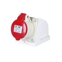 Prise industrielle ZNG-114 de bâti de mur de 3 phases 4 Pin 380-prise industrielle en nylon de 415V 16A