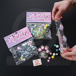 Squishy Glitter kedi pençe oyuncaklar sıkmak sıkı yumuşak TPR Squishy hayvan kedi Taba stres rahatlatmak oyuncak çocuklar için - Product Image 2