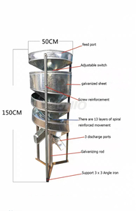 Trieuse spirale à haute efficacité pour soja, machine <span class=keywords><strong>de</strong></span> criblage <span class=keywords><strong>de</strong></span> graines par gravité pour le tri des céréales agricoles - Product Image 3