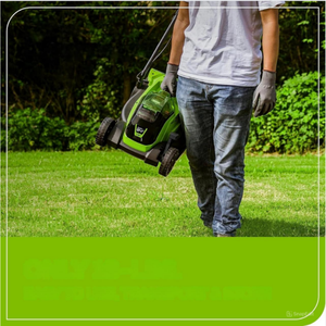 Brushless Cordless Electric Lawn Mower Grass <b>Cutter</b> 40V Adjustable Height - Product Image 2