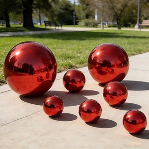 Esferas Huecas de Acero de Color Personalizado, Globo Azul de Acero Inoxidable, Bola Decorativa - Product Image 5