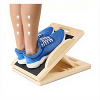 Planche d'exercice réglable en bois massif pour étirements et tractions, équipement de fitness pour la rééducation des jambes et des mollets, pédale d'équilibre