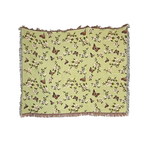 <span class=keywords><strong>Couverture</strong></span> Jacquard tressée <span class=keywords><strong>petite</strong></span> sirène, pour enfants et adultes, tapis avec pompon, vente en gros, - Product Image 6