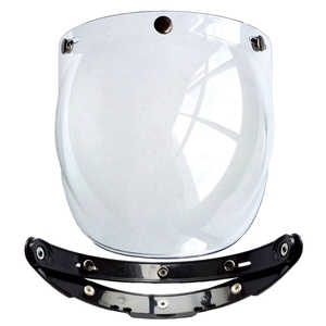 Rts cổ điển bong bóng Visor cho mở mặt xe máy Mũ bảo hiểm Flip-up BV01 bộ phận ống kính phát hành nhanh chóng đóng cửa mới cho bán/bán buôn - Product Image 5