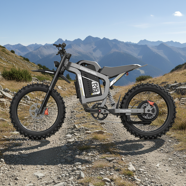 Shipment From US Warehouse Professional Brushless 6000W Electric Motocross Bike with Robust Hydraulic Brakes 61-80km/h Max Speed