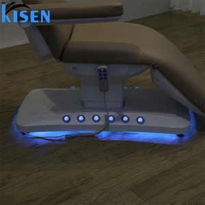 Kisen Table de Massage Électrique de Qualité Supérieure pour Soins Esthétiques, Tatouage et Extensions de Cils, avec Éclairage LED Tendance, Commande au Pied et Couleur Personnalisable - Product Image 5