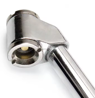 Nouveau manomètre pneumatique MAXIWORLD en acier 10-150 PSI robuste à double tête droite pour service automobile