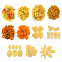 Ligne de production automatique de snacks frits 2D et 3D, machine à fabriquer des Pani Puri et des Papad, extrudeuse à double vis