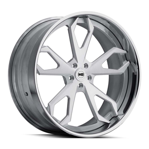 Cerchi Forgiati in Due Pezzi Stile Flat Forging Spazzolati Grigio 17 18 19 20 21 22 23 24 26 Pollici 4X100/5X100 per <span class=keywords><strong>Fiat</strong></span> 500 Vintage - Product Image 1