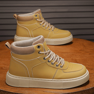 Zapatillas de deporte informales transpirables para hombre, zapatos deportivos de microfibra para exteriores con aumento de altura y punta a <span class=keywords><strong>la</strong></span> moda, directo del fabricante - Product Image 2