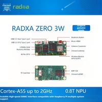 GGDX Best-seller Radxa ZERO 3W Carte de développement Quad-Core Mini avec puce RK3566 Rock Haute Performance Nouveau et Original en Stock